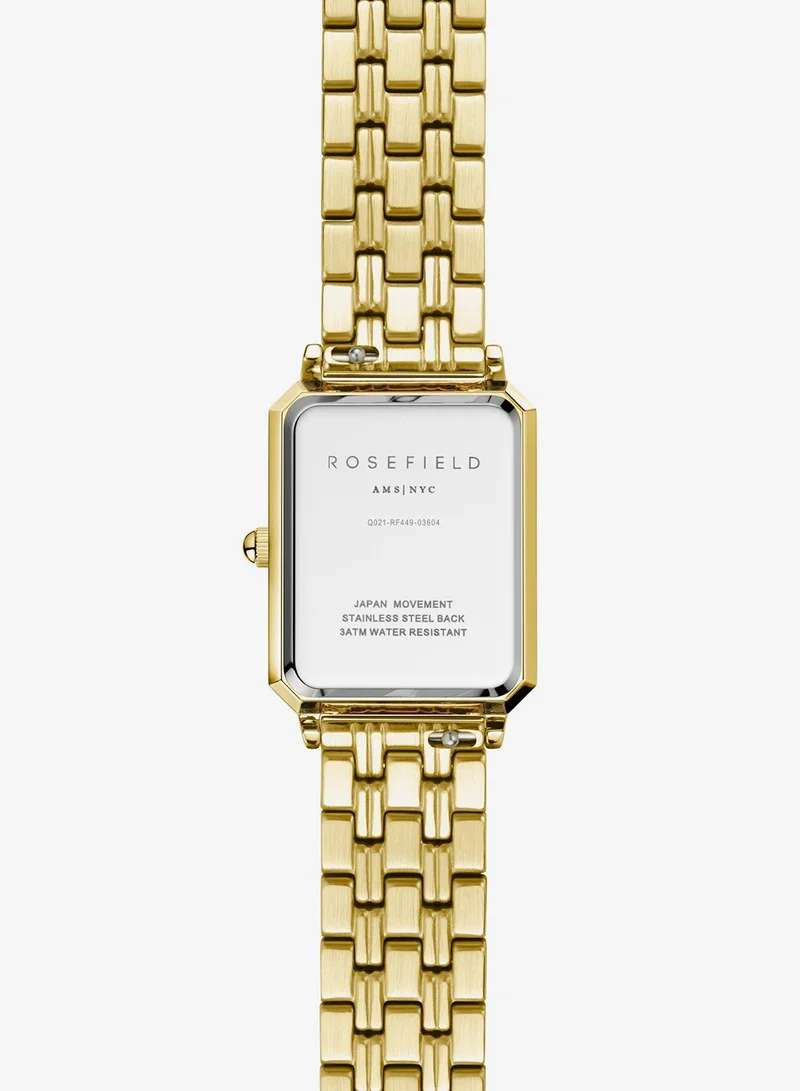 Rosefield  Rosefield Octagon White Sunray Steel Gold Women Watch - OCWSG-O40 for Women | Best Price UAE