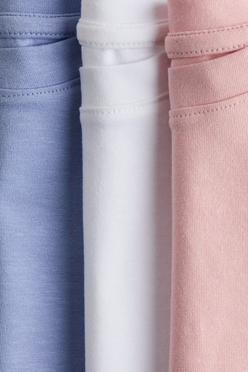 H&M 3-pack cotton tops
