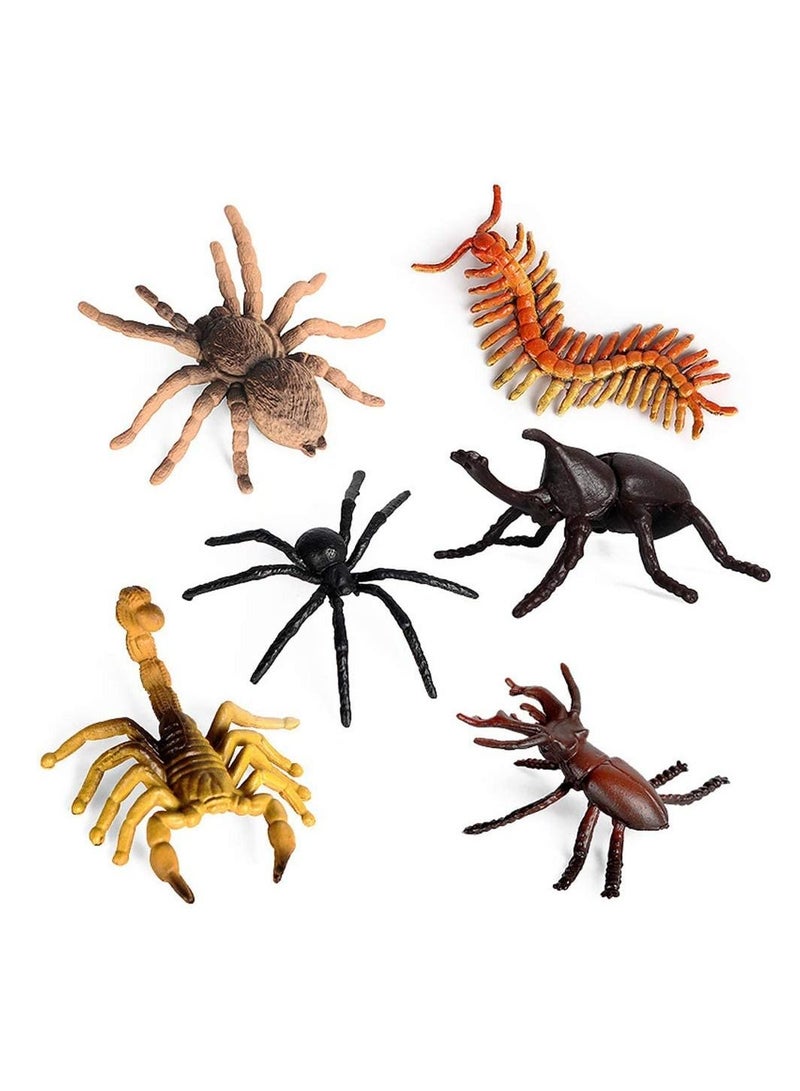 KASTWAVE 12 PCS Small Realistic Insects Figures Toys, Plastic Wildlife Animal Fake Bug Toys Party Favor School Project Bug Figurines Set for Kids Toddlers - Image 2