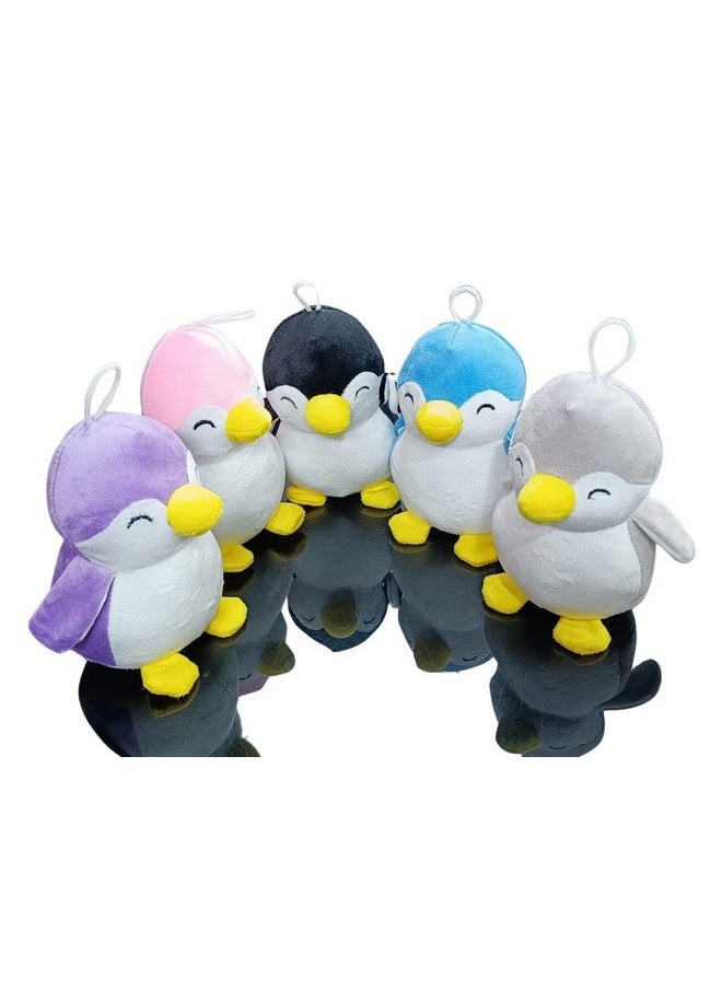 AVSHUB AVSHUB Plush/Soft/Cute Toy for Girls and Kids, Penguin Super-Soft, Safe Great Birthday Gift Soft Toy Cute Kids Animal Home Decor Toys (Combo Set of 5) (7 Inch)  - Image 1