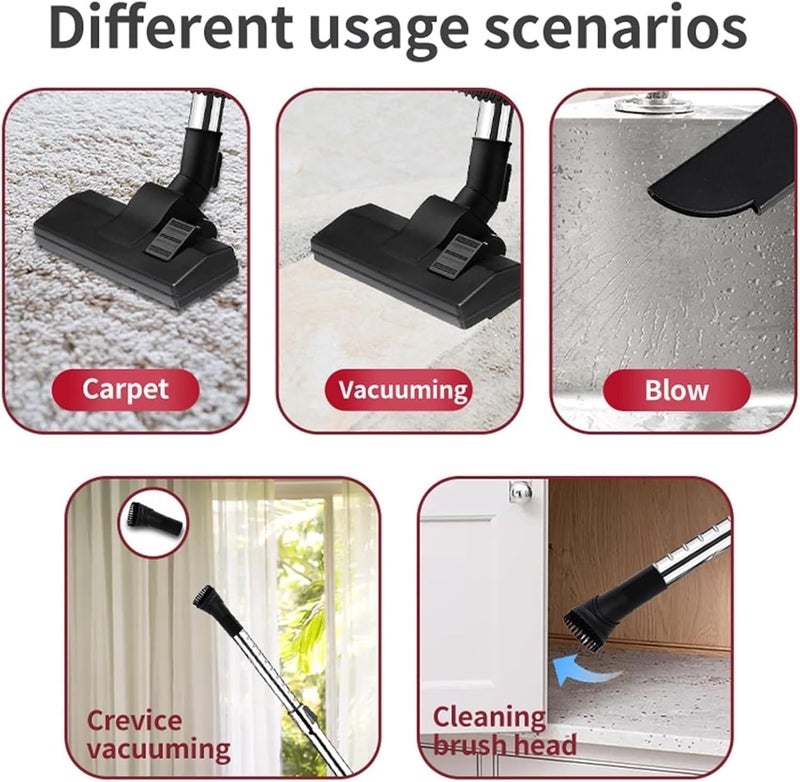 TDOO 3800W Drum Vacuum Cleaner,21L Tank Dust Capacity,Dusting Brush & Crevice Nozzle With Multi Angle Head,Vacuum Cleaner for Home,Office,Garage,Car,Workshop,Pet Hair - Image 3