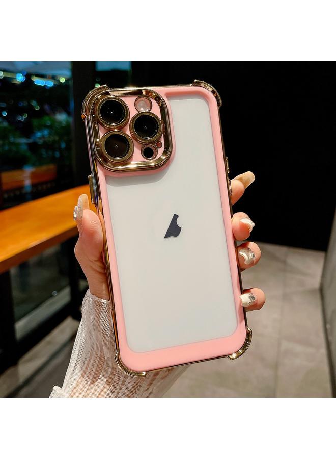 اس-توب جراب لهاتف iPhone 16 Pro، جراب هاتف هجين من مادة TPU مطلي بالبولي كربونات الفضائية ثنائي اللون - Image 1