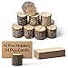 Jofefe Jofefe 12Pcs Premium Wood Place Card Holders and 24Pcs Kraft Table Place Cards, Rustic Table Number Holders Stands,  - Image 2