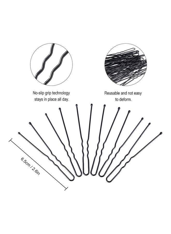 NIBEMINENT 300-Piece U Shaped Bobby Pins Black 6.5cm - Image 4
