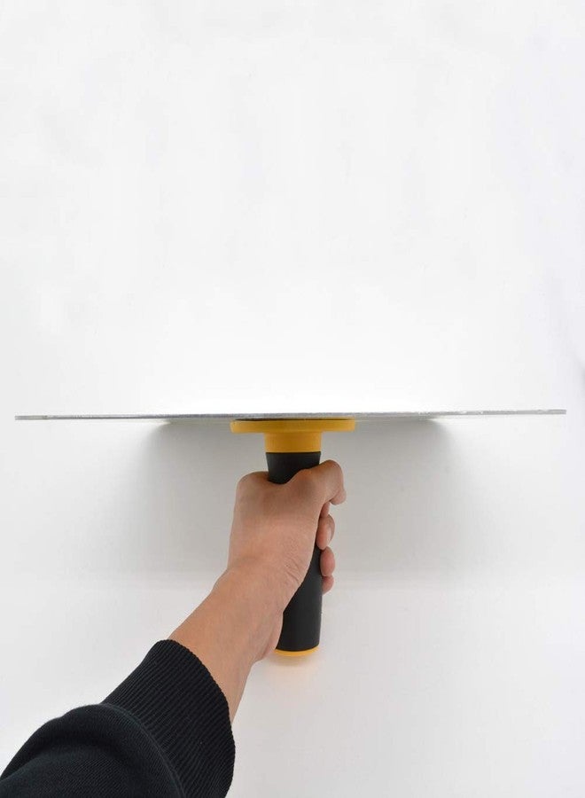 Tookie Mortar Board Holder, Aluminium Plastering Hawk with Soft Grip Handle, Home Paint with Handle Finishing Plastering Tool for Cement, Mortar, Drywall - Image 4