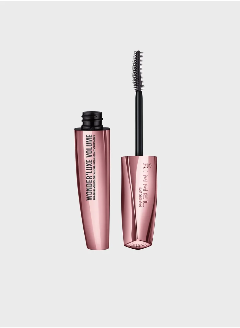 RIMMEL LONDON Wonder'Luxe Volume Mascara, Black