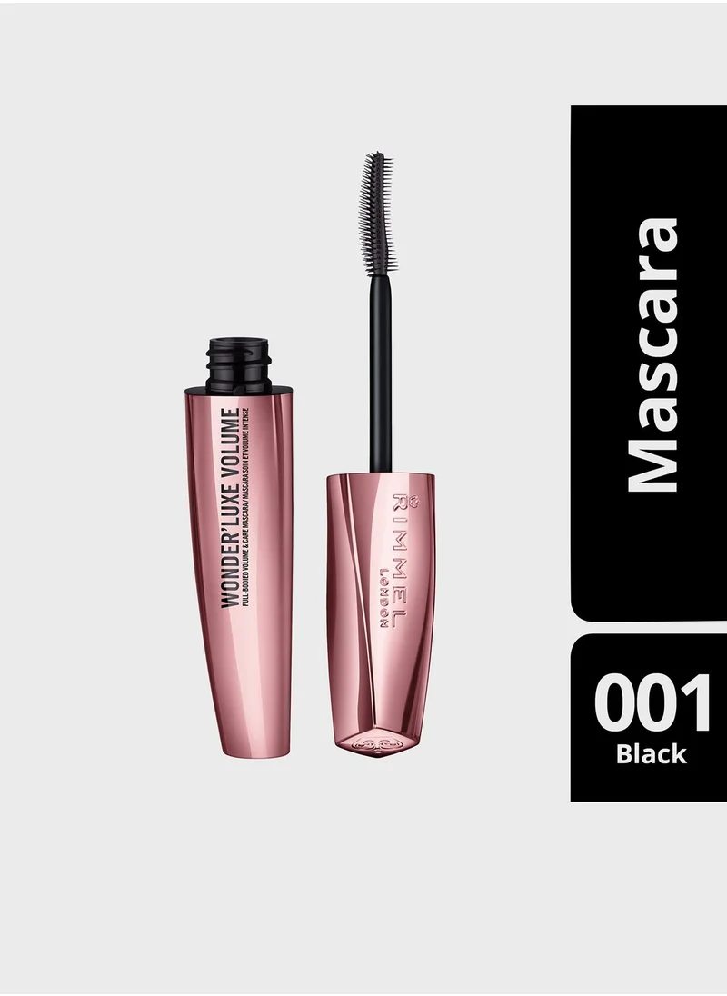 RIMMEL LONDON Wonder'Luxe Volume Mascara, Black