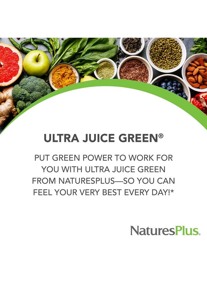 NaturesPlus Ultra Juice Green - 90 Bi-Layered Tablets, Pack of 2 - Supports Immune Health, Digestion & Energy Production - Organic, Non-GMO, Vegan, Gluten Free - 90 Total Servings - Image 2