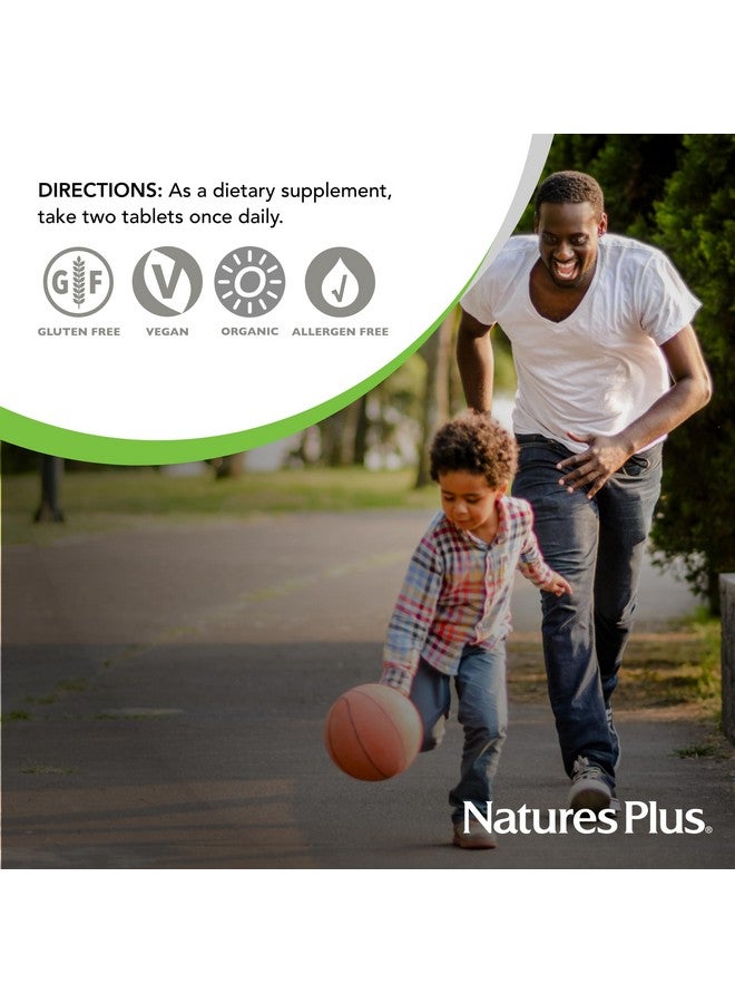 NaturesPlus Ultra Juice Green - 90 Bi-Layered Tablets, Pack of 2 - Supports Immune Health, Digestion & Energy Production - Organic, Non-GMO, Vegan, Gluten Free - 90 Total Servings - Image 5