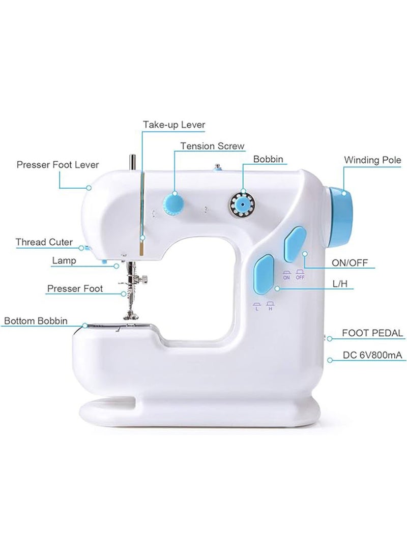 NAFEH Portable Sewing Machine Electric multifunction electric mini household sewing Machine Sewing Machine DIY 306A Portable To Learn Home For Beginners - Image 4