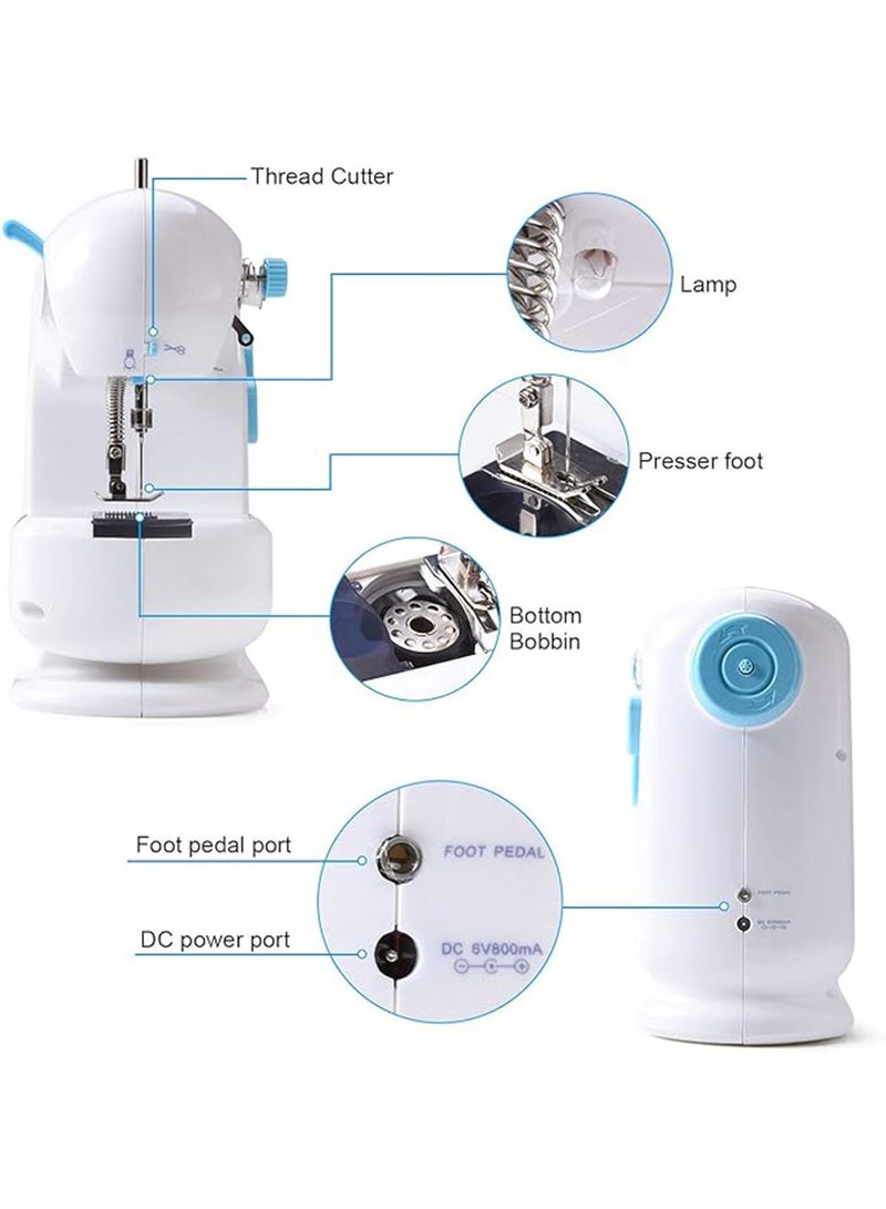 NAFEH Portable Sewing Machine Electric multifunction electric mini household sewing Machine Sewing Machine DIY 306A Portable To Learn Home For Beginners - Image 3