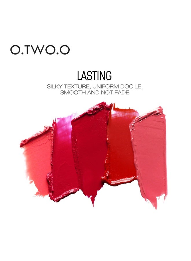 OTWOO O.TWO.O Velvet Matte Lip Gloss – Double-Head Long-Lasting Liquid Lipstick (#4) - Image 3