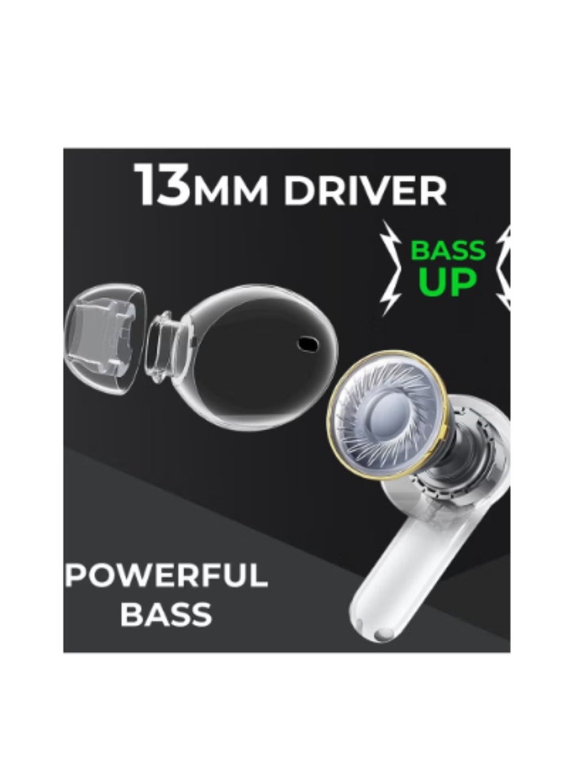 Truly Wireless Earbuds Thumping Bass Multi Mode 5H Playtime Magnetic Wireless Charging Customized Sound Gaming M - Image 3