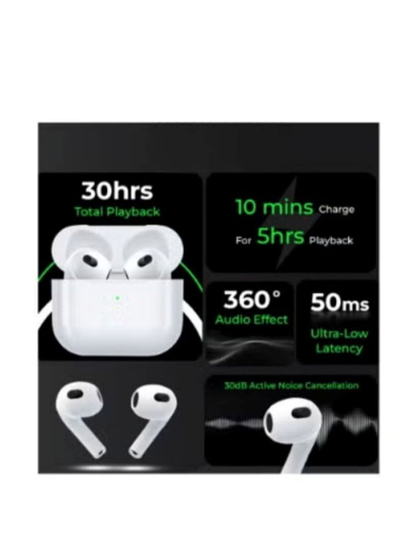 Truly Wireless Earbuds Thumping Bass Multi Mode 5H Playtime Magnetic Wireless Charging Customized Sound Gaming M - Image 2