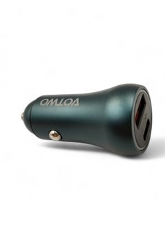 VOTWO Car charger made of zinc alloy, fast charging with two ports from VOTWO  - Image 1
