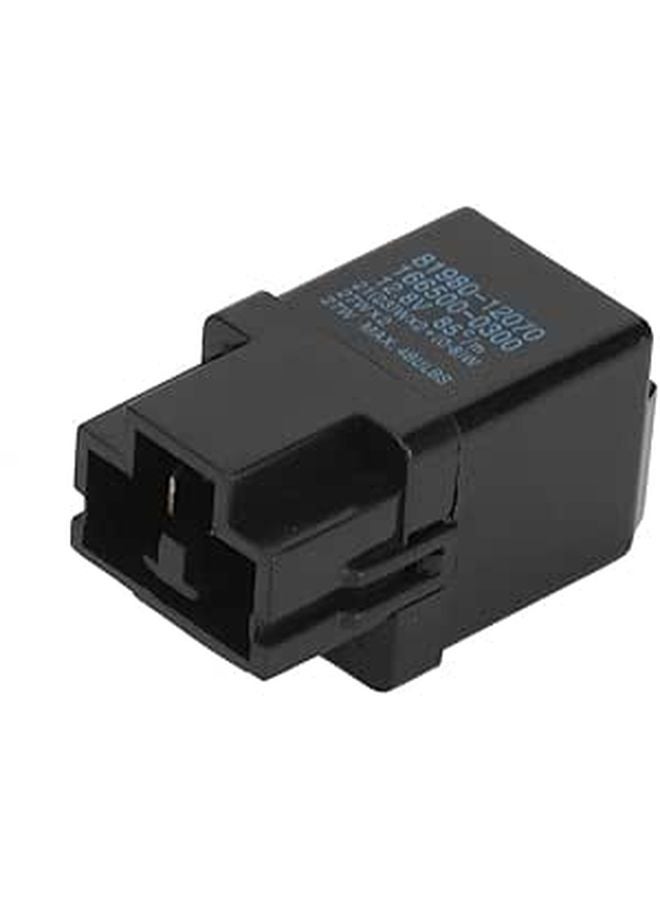 ABS Material Car Auto Flasher Relay Turn Signal Replacement Easy Installation Safety Protection - Image 1