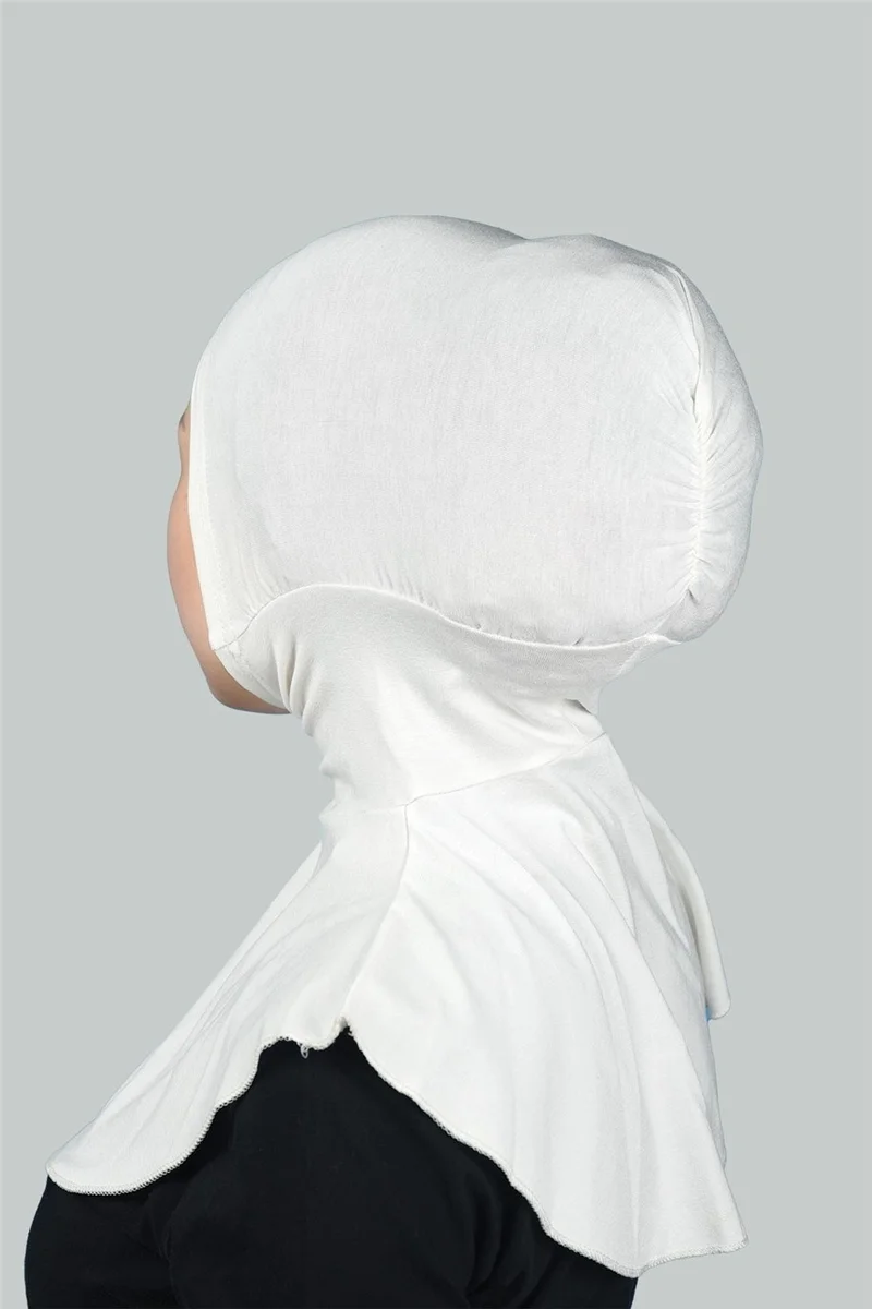 Altobeh Women's Hijab Practical Neck Collar Hijab - Sports Bonnet - Ecru