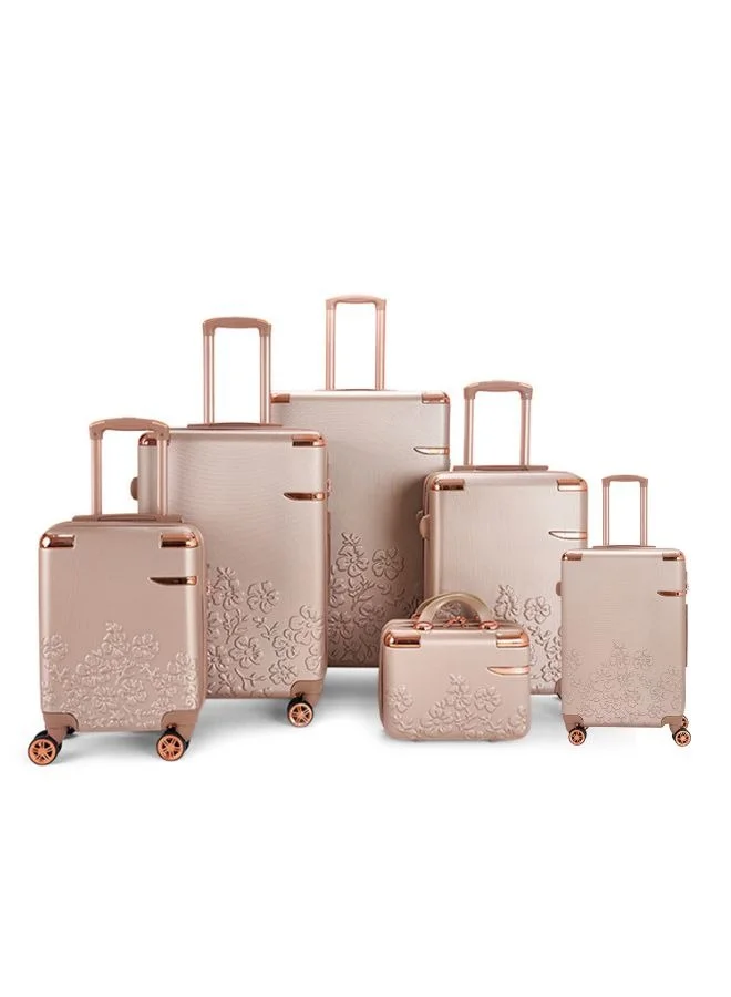 LIMRA Travel bag set consisting of 6 luggage bags Gold color, size 32"/28"/24"/20"/16"/12 inches