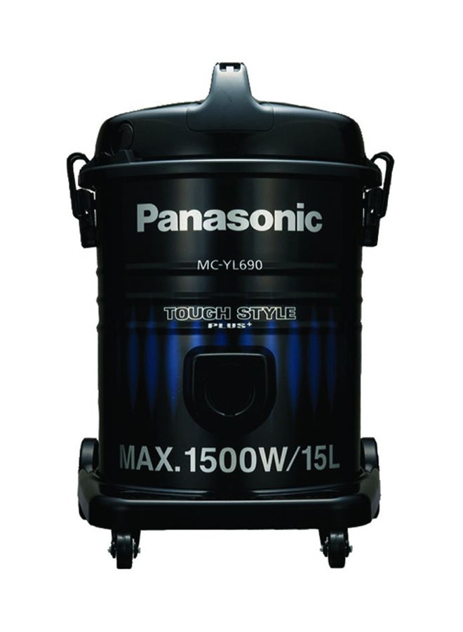 Panasonic Vacuum Cleaner 1500W 15 L MC-YL690A747 Black - Image 1