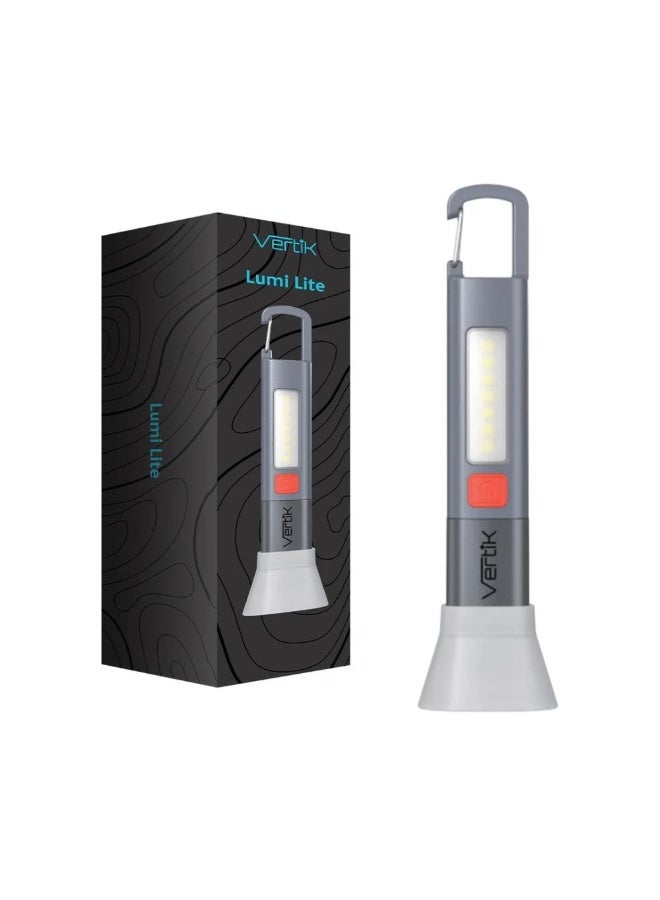 فيرتك كشاف محمول متعدد الاستخدامات ببطارية 1200mAh وإضاءة COB قوية مع وضع طوارئ - Image 2