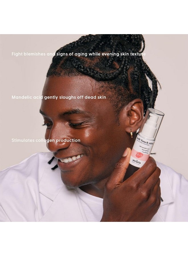 Stratia Soft Touch Aha 10% Mandelic Acid Exfoliant Serum Facial Exfoliant For Fine Lines Skin Texture Blemishes 1.3 Fl Oz - Image 3