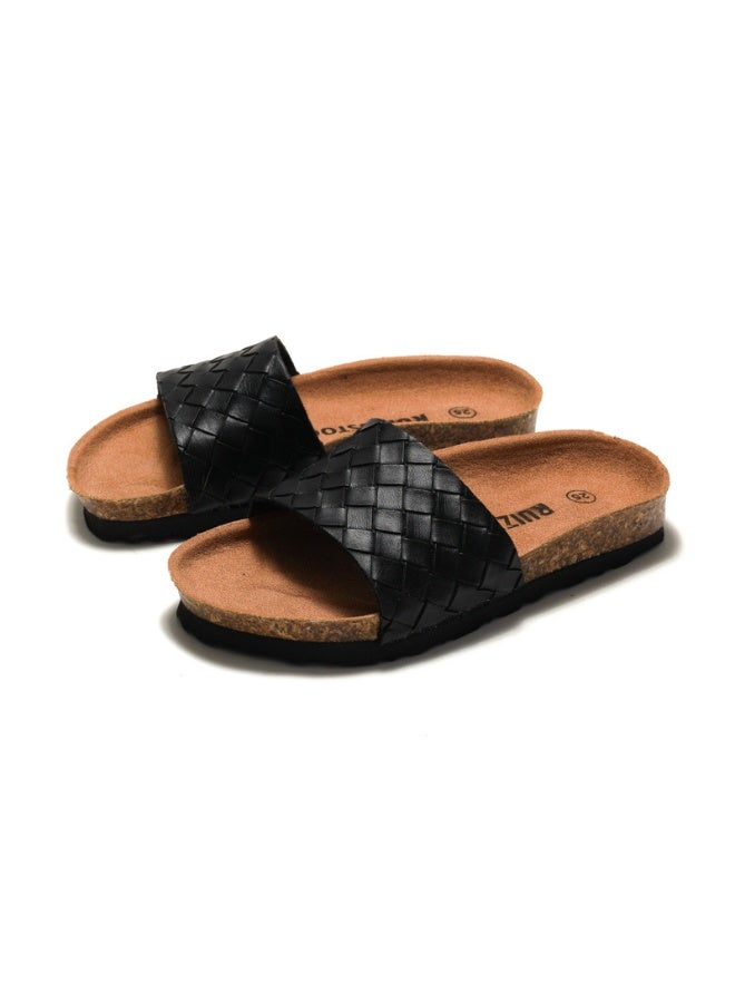 NIBEMINENT Summer Children Cork Slippers Girls Boys Baby Beach Fashion Casual Sandals Trendy Student Outdoor Flats Walking Shoes  - Image 2