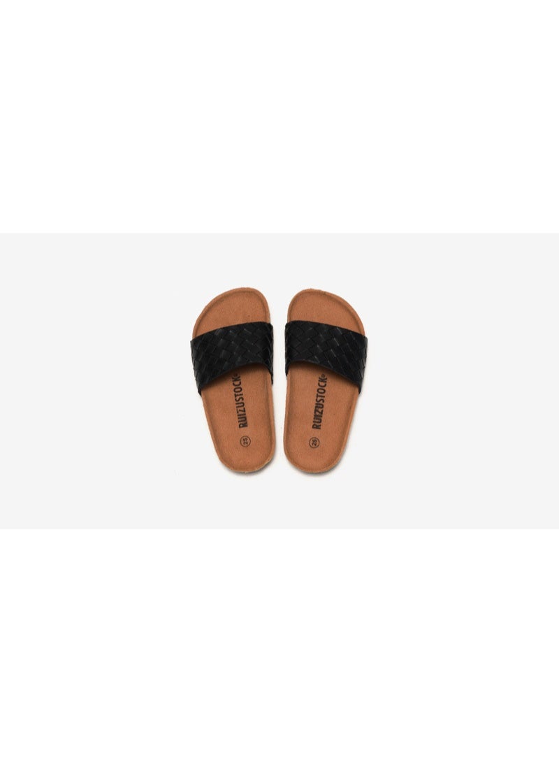 NIBEMINENT Summer Children Cork Slippers Girls Boys Baby Beach Fashion Casual Sandals Trendy Student Outdoor Flats Walking Shoes  - Image 3