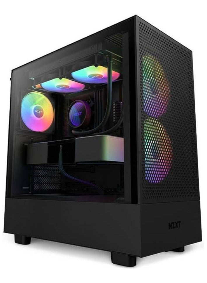 INFINIARC - GAMING Desktop PC -  (Intel Core i5-12400F-RTX3060 -B760-16GB DDR5 -M.2 1TB) Black - Image 1