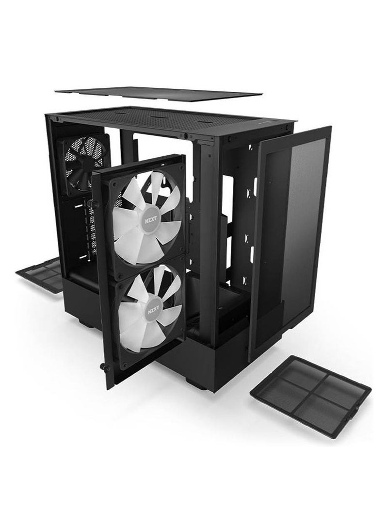 INFINIARC - GAMING Desktop PC -  (Intel Core i5-12400F-RTX3060 -B760-16GB DDR5 -M.2 1TB) Black - Image 1