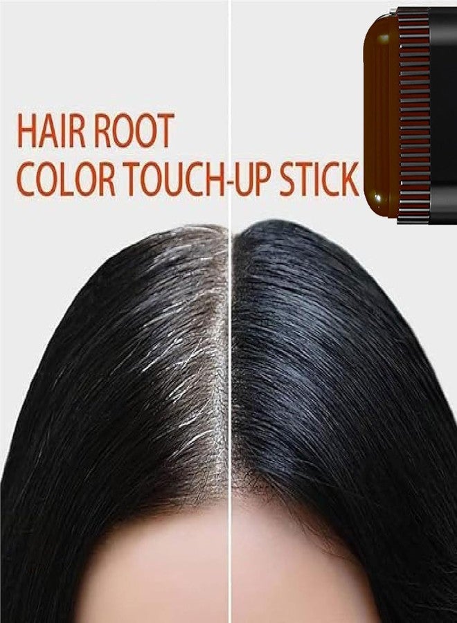 Keli Hair Colour Stick with Built-in Comb Applicator for Instant Root Touch Up | Waterproof & Sweatproof Hair Color Dye for Grey Hair Coverage | Easy Apply Hair Concealer for Men & Women ( Brown, 20gm ) - Image 3