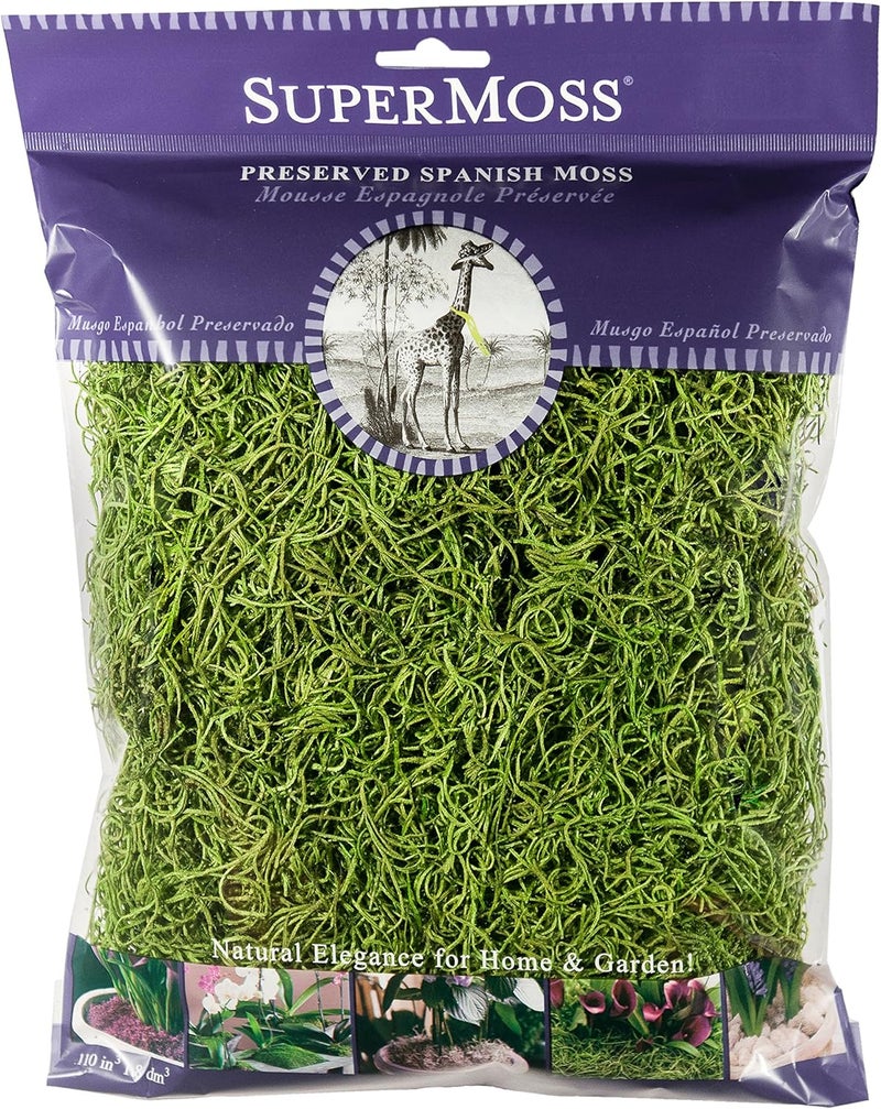 Super Moss (26907) Spanish Preserved, Grass, 4oz - Image 1