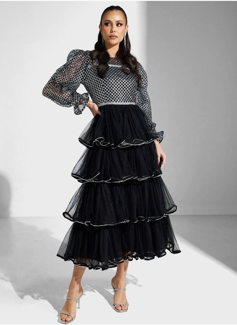Golden Apple - Ruffle Detail Dress - Image 1