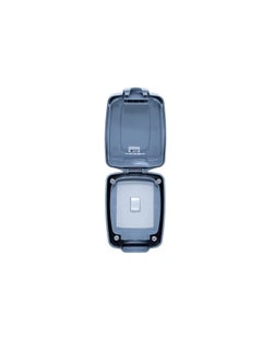 MK MK Masterseal Compact, 10A 1 Gang 2 Way Weatherproof Switch 86401GRY  - Image 1