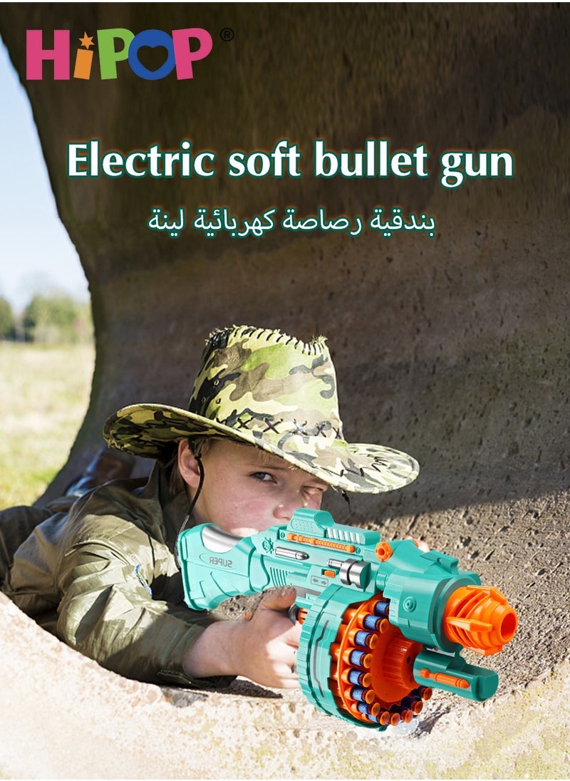 HIPOP Electric Soft Bullet Toy Gun,with 40 EVA Safety Bullet Core,Kids Toy Gun Soft Bullet Gun Toys  - Image 3