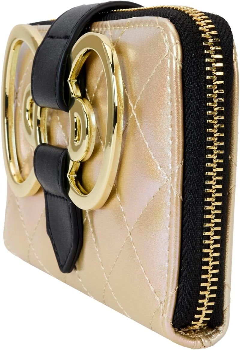 Loungefly محفظة لوانجفلاي سانريو بمناسبة الذكرى الخمسين باللون الذهبي - Image 2