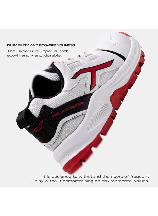 HUNDRED HyperTurf Cricket Shoes | Unisex | TerraSpike Rubber Studs | Vegan Leather/HexaFoam | Lightweight & Highly Durable | Embedded Support Plate for Stability - Image 3