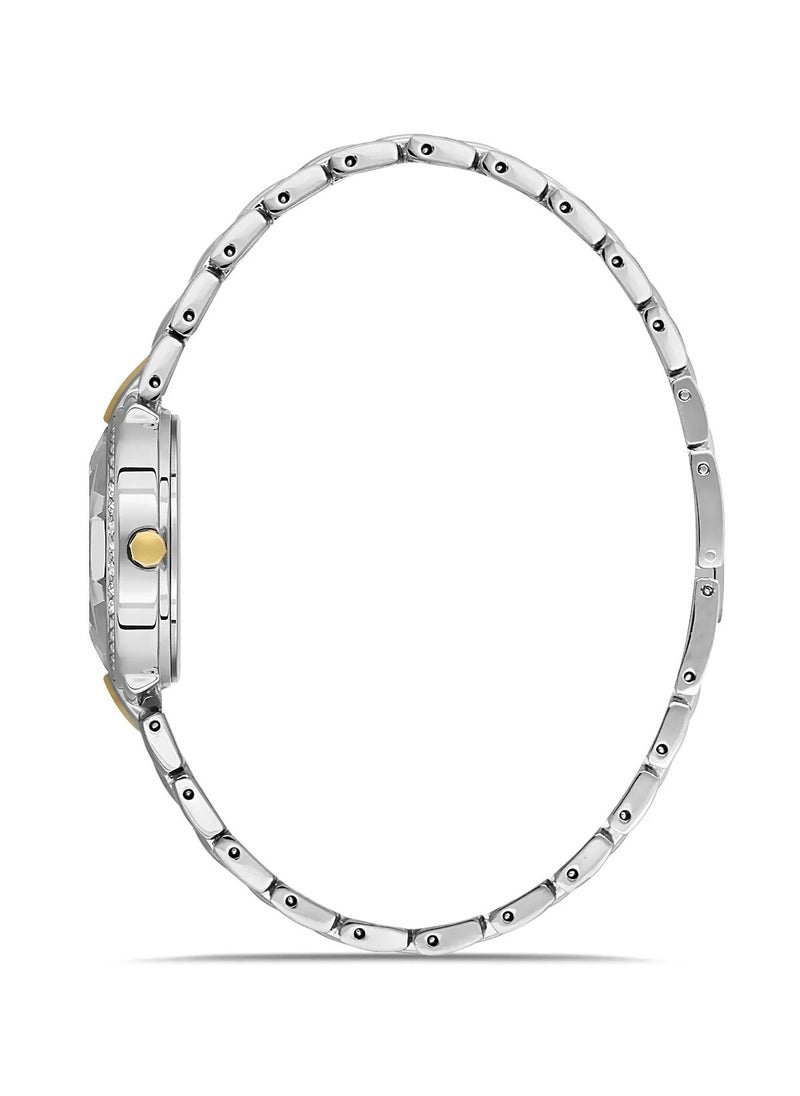 OMAX - Omax Women's Luxury Wrist Watch, Watches for Women, Stainless Watches, Luxury Steel Band, Gold Oval Dial, Waterproof Watch, 1 Year Warranty - Image 1