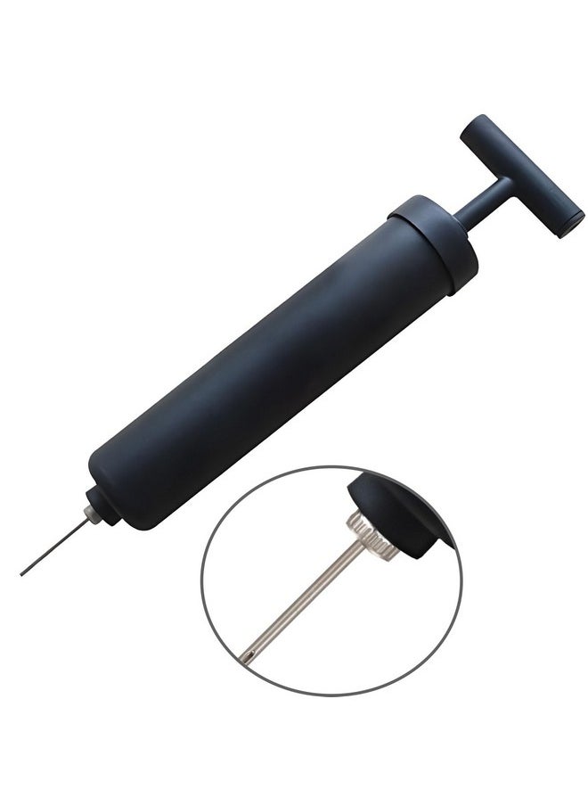 AppleRound - Ball Pump Kit, Hand Air Pump With Flexible Extension Hose, Needle Nose Nozzles And Tapered Nozzles For Basketball, Football, Volleyball, Ballon, Soccer And Other Sports Ball, Pack Of 3 - Image 1