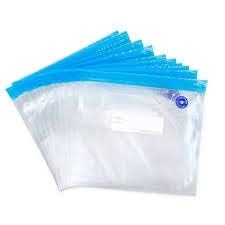 dhavl Sous Vide Cooking Bags BPAFree Reusable Vacuum Seal Bags with Air Valve for Joule and Anova Cookers Freezer Safe Vacuum Food Storage Bags food vcuum bag 21x22 cm pack of 3 - Image 1