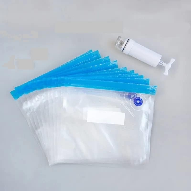 dhavl Sous Vide Cooking Bags BPAFree Reusable Vacuum Seal Bags with Air Valve for Joule and Anova Cookers Freezer Safe Vacuum Food Storage Bags food vcuum bag 21x22 cm pack of 3 - Image 3