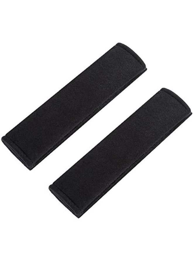Generic Pack of 2 Seat Belt Pads Car Seat Belt Shoulder Pad Belt Cushion Protective Cushion and Velvet Bag Large - Image 1