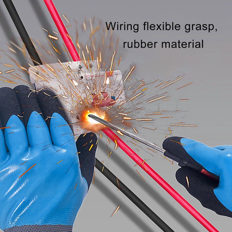 Electrician Insulated Gloves 380V to 1000V High Voltage Resistant Rubber Professional Work Flame Retardant Safety Thin - Image 2