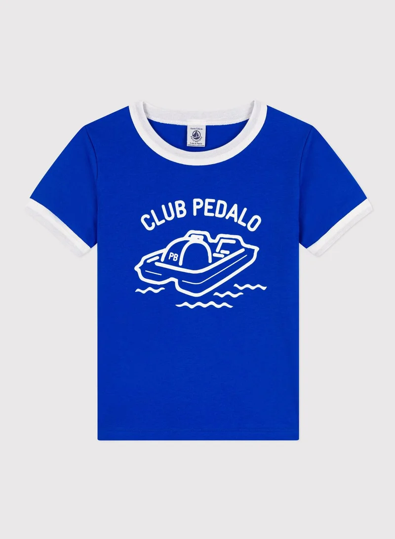 Petit Bateau Kids Slogan T-Shirt
