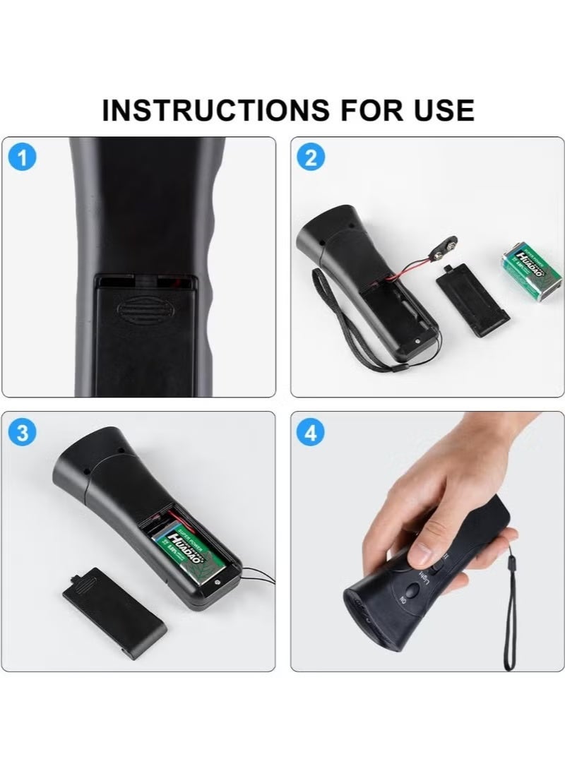 Ultrasonic Double Dog Chaser and Trainer - Handheld Safe Anti-Barking & Pet Training Device - Image 5
