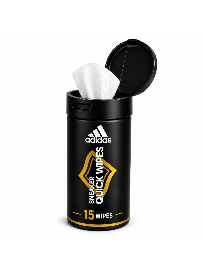 Adidas Sneaker Quick Wipes - Pack of 15 Cleaning Wipes - Image 1