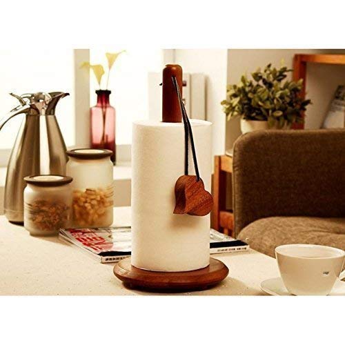 Craftland Rose Wood Tissue Paper/roll Towel Holder for Kitchen and Dining Table-Heart Shape - Image 3
