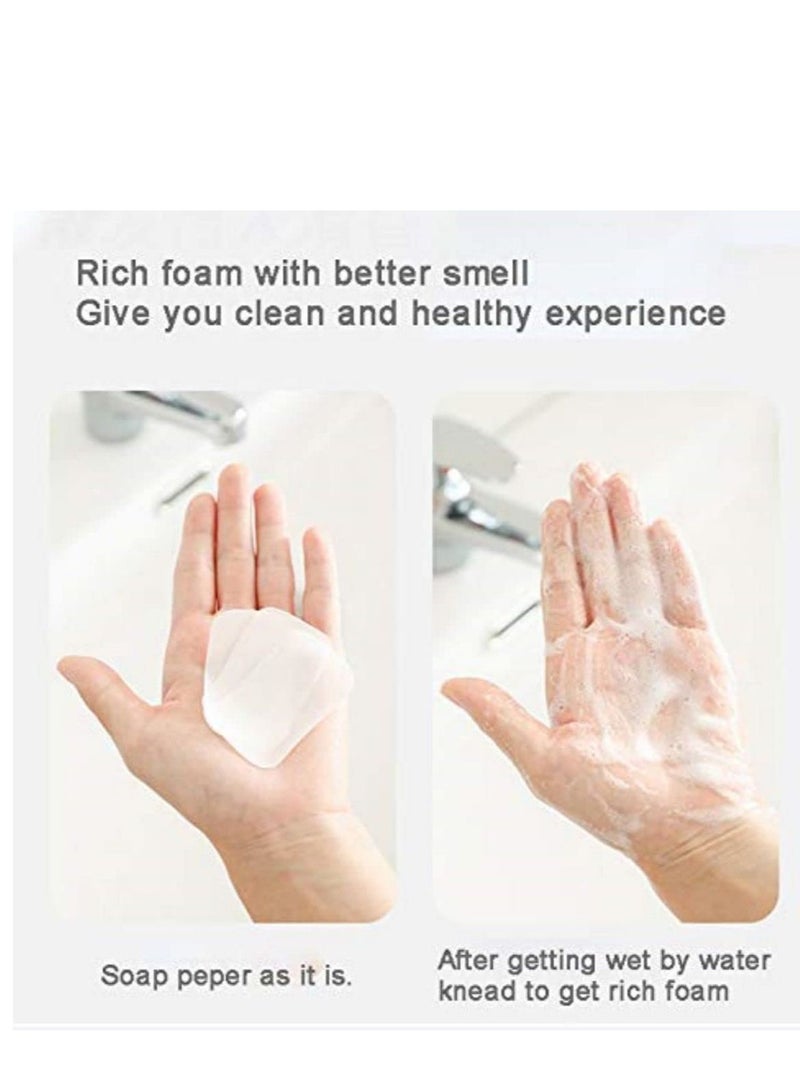 Generic 12-Box Antibacterial Soap Paper Sheets in Lovely Cat Slid Case, Portable Disposable Antibacterial Nature Foaming Hand Paper Soap Sheet for Hiking, Camping, backpacking  - Image 5