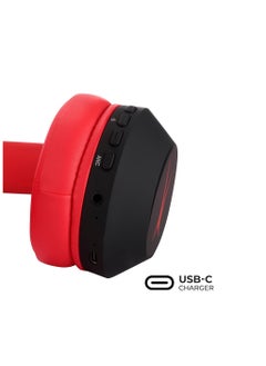 Altec Lansing Kid Safe Noise Cancelling Wireless Headphones 30 Hours Play Time, 85dB Volume Limit, Foldable Design, Powerful Sound, Active Noise Cancellation, Splash resistant IPX4, Red  - Image 5