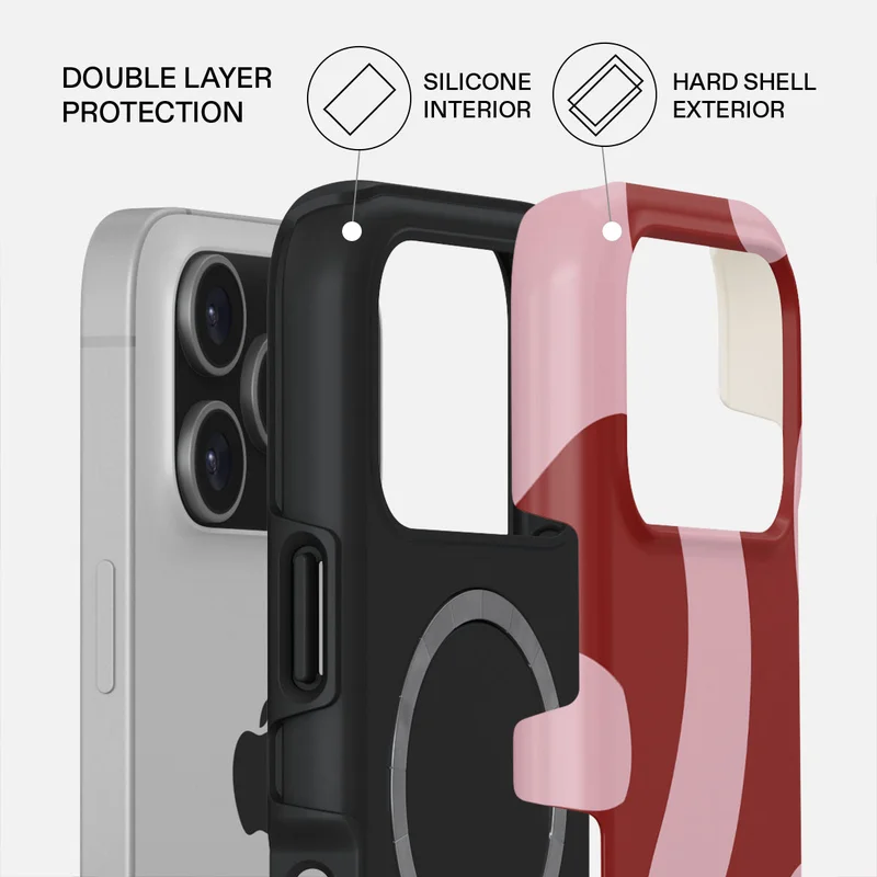 BURGA iPhone 17 Pro Flex Premium Case Compatible with Hybrid Dual-Layer Hard Shell + Silicone Protection - Scratch-Resistant Shockproof Mobile Cover