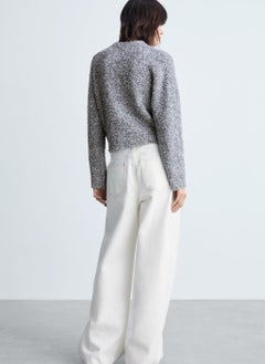 MANGO Round-Neck Boucle Sweater  - Image 2